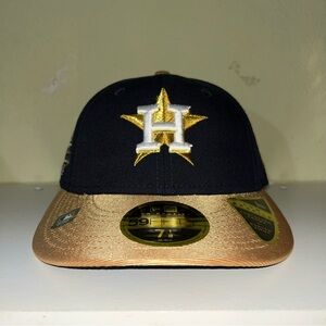 Houston Astros Black and Gold Baseball Cap
